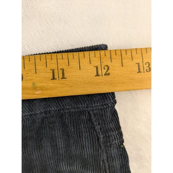 Sandro Corduroy Pants High Rise Supper Skinny Fit Casual Black Size‎ 24x30 - Picture 6 of 15